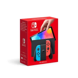 Nintendo Switch OLED Model Neon Red and Blue Set
