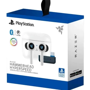 Razer Hammerhead HyperSpeed Wireless Multi-Platform Gaming Earbuds for Playstation 5
