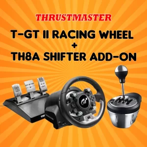 T-GT II RACING WHEEL + TH8A SHIFTER ADD-ON - BEST DEAL
