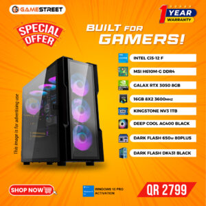 BUILT FOR GAMERS – HIGH PERFORMANCE GAMING PC