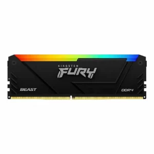 Kingston Fury Beast RGB 16GB DDR4 Single Desktop Memory, 3200MT/s Memory Speed, CL16 CAS Latency, 288-Pin Kit, AMD Ryzen Ready, Intel XMP Certified, Black