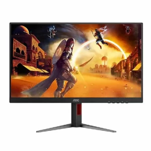 AOC 24G4 23.8" FHD Fast IPS Gaming Monitor|180Hz Refresh Rate|1.0ms (MPRT) Response Time|G-SYNC Compatible|HDR10 |Wide Color Gamut: sRGB 126%|HDMI & Display Port Connectivity | Height Adjustable Stand