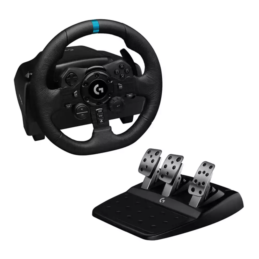 Logitech G923 01 Logitech G923 Racing Wheel and Pedals - for PS5, PS4, PC