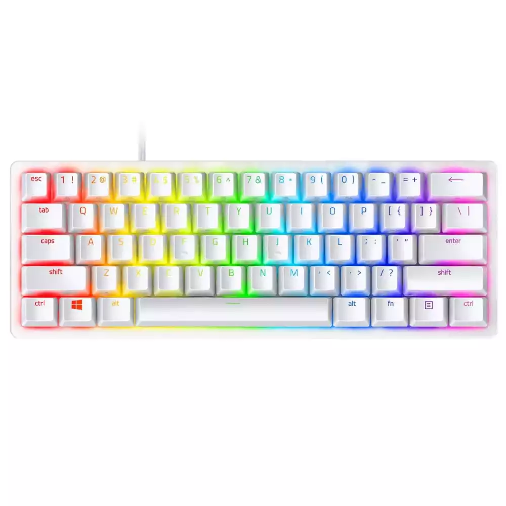 Razer Huntsman Mini 60% Gaming Keyboard Mercury - White Razer Huntsman Mini 60% Gaming Keyboard Mercury - White
