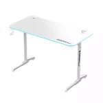 White RGB Gaming Desk - Deadskull