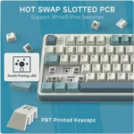 RK-S98 Tri-Mode Wireless Mechanical Keyboard - Blue Switch