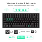 RK84 Tri-Mode 84-Key Bluetooth/2.4G/Wired Mechanical Keyboard