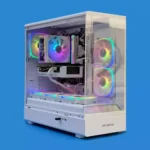 White Gaming PC: Intel i5-14th Gen, RTX 5060 8GB, 16GB RAM | High Performance Build