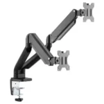 Twisted Minds Premium Triple Monitors Arm Up to 27 inch, Aluminum Pole Mounted Gas Spring