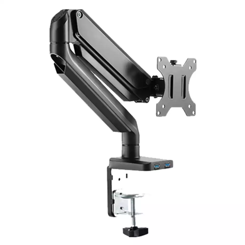 Twisted Minds Single Monitor Aluminum Slim Mechanical Spring USB Monitor Arm TM-26-C06U