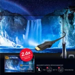 Unitek 8K Ultra High Speed HDMI Cable, 8K@60Hz Resolution,3M Cable Length, Black | C11060BK-3M