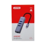 Unitek Uhub Q4+ 4-In-1 Usb-A Hub With Gigabite Ethernet