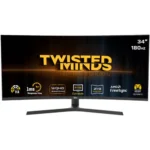 Twisted Minds Eclipse Pro Series Curve Gaming Monitor, 34"