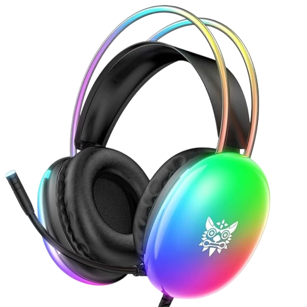 Onikuma X25 Gaming , RGB Gradient Dynamic Lighting, for PS4/PS5/Laptop/MAC,,