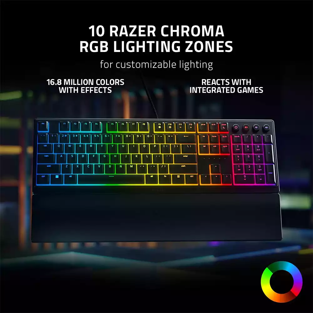 Razer Ornata V3 Gaming Keyboard: Low Profile Keys