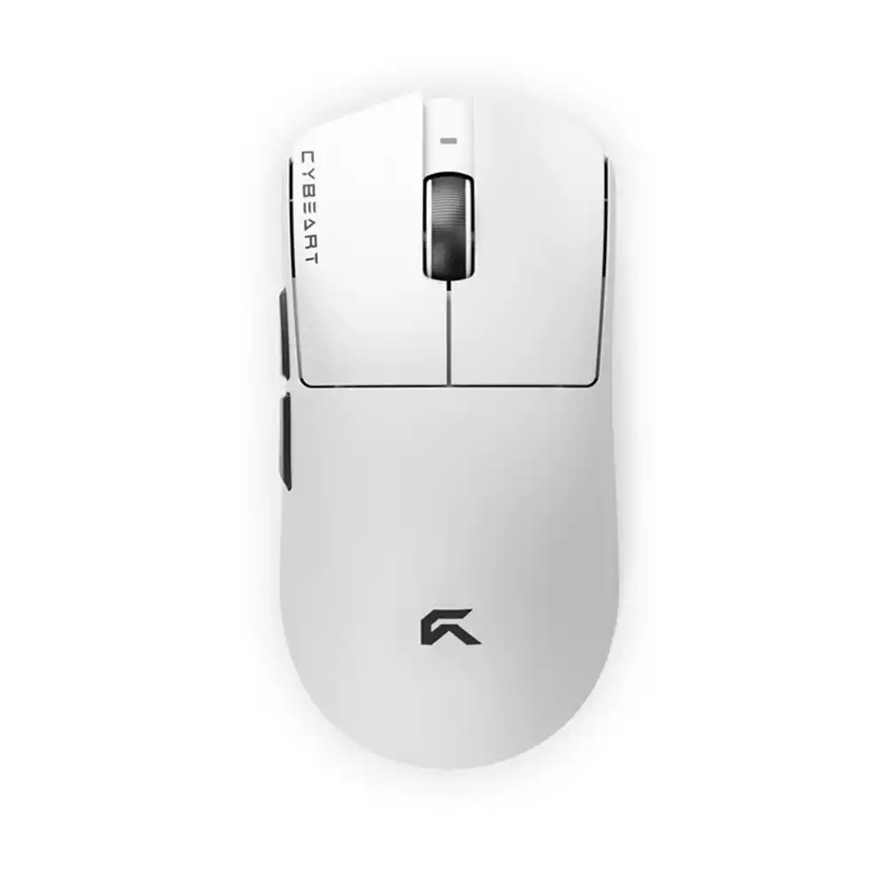 Cybeart Artemis | 1K 52g Ultra-light Hot-Swap Tri-Mode Gaming Mouse - White