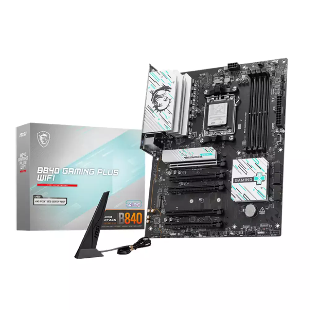 MSI B840 GAMING PLUS WIFI DDR5 AMD Ryzen ATX Motherboard
