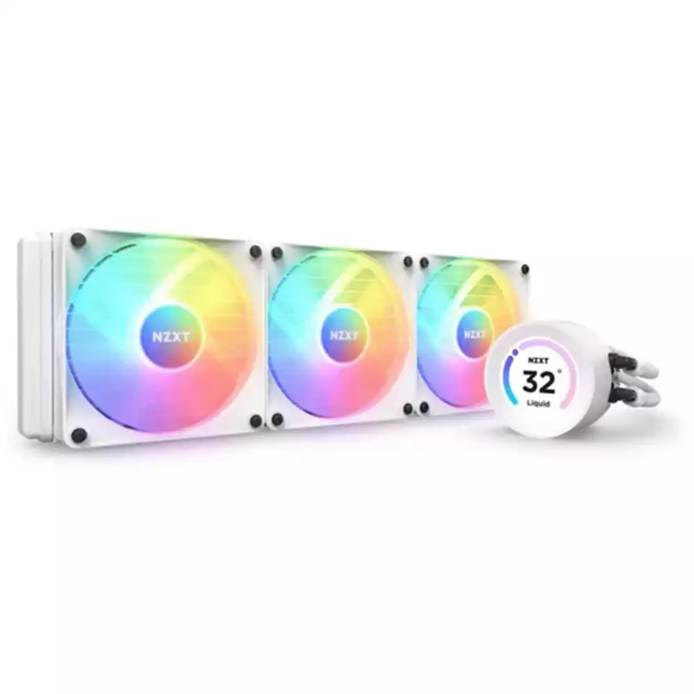NZXT Kraken Elite 360mm RGB AIO Liquid Cooler - White NZXT Kraken Elite 360mm RGB AIO Liquid Cooler - White