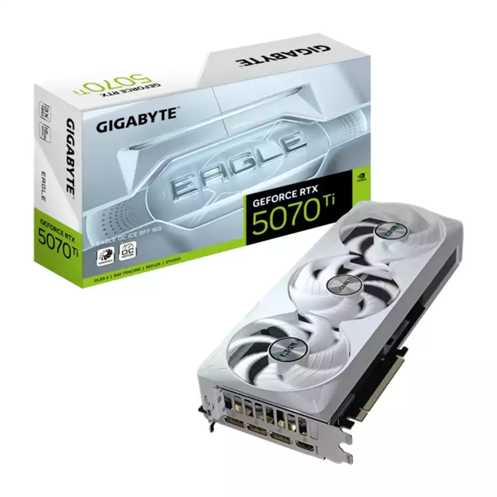 Gigabyte GeForce RTX 5070 Ti EAGLE OC ICE 16GB GDDR7 Graphics Card