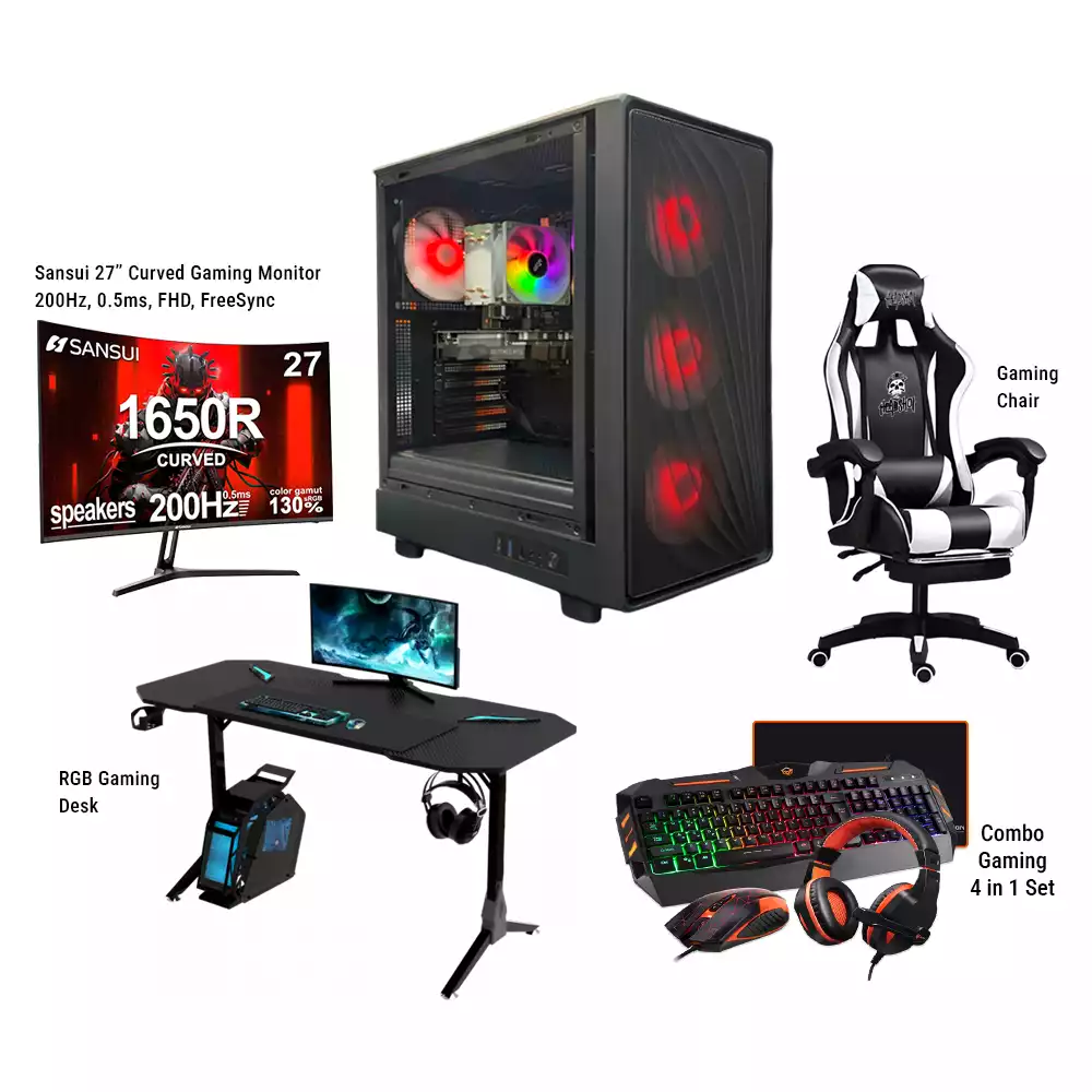 Gaming PC Full Setup Bundle – Intel i5 12th Gen
