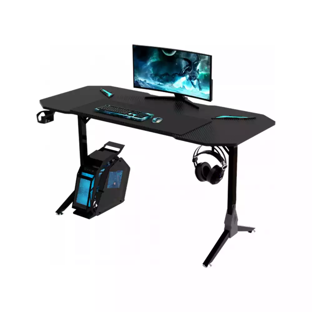 RGB Gaming Desk Black