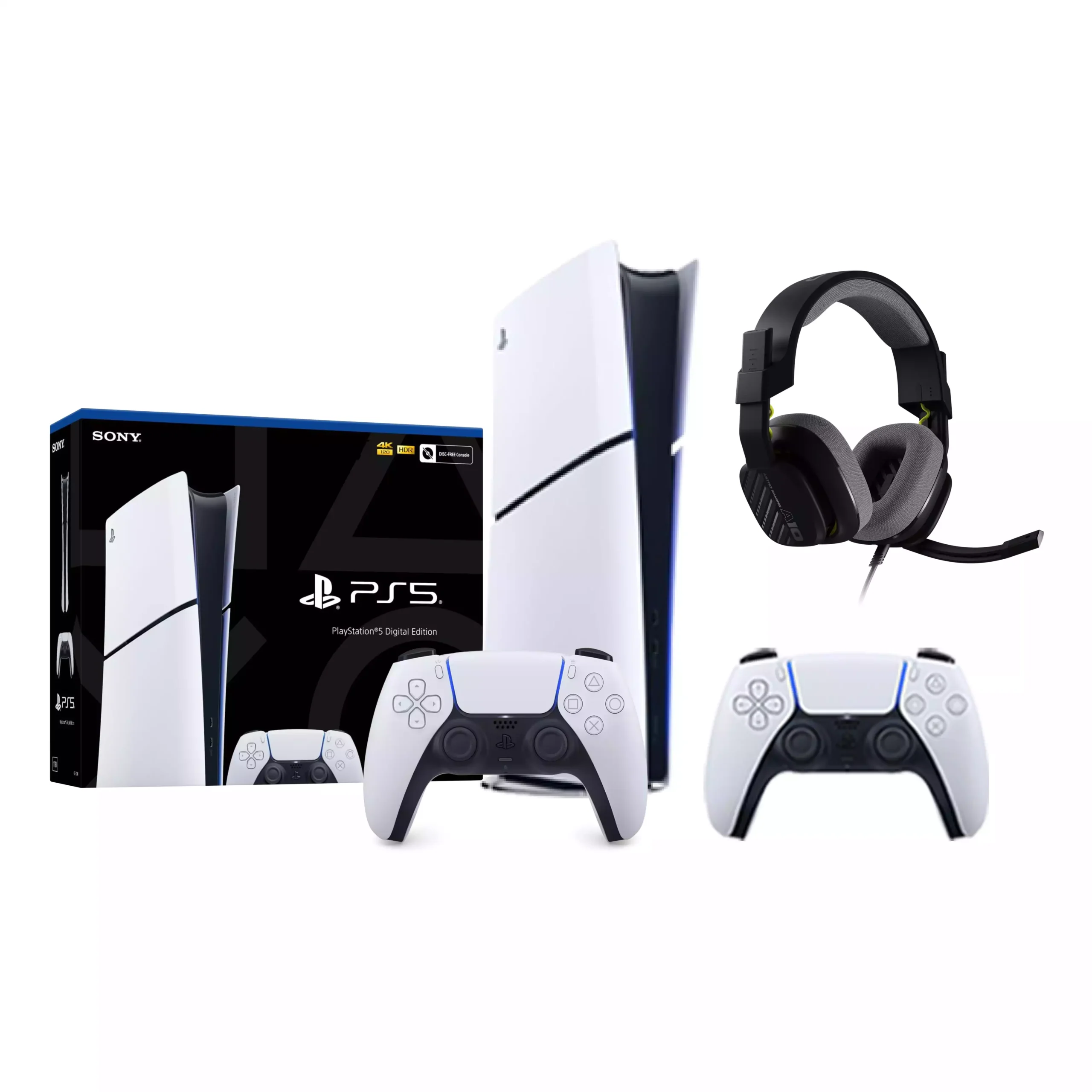 Sony PS5 Slim Digital Console Bundle (825GB)