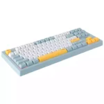 Twisted Minds TM-MK75-W 80% Wired Keyboard – 87 Keys, RGB Backlit, EN/AR Layout, Anti-Ghosting (Blue)