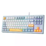 Twisted Minds TM-MK75-W 80% Wired Keyboard – 87 Keys, RGB Backlit, EN/AR Layout, Anti-Ghosting (Blue)