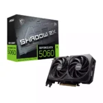 MSI GeForce RTX 5060 8GB SHADOW 2X OC GDDR7 Graphics Card