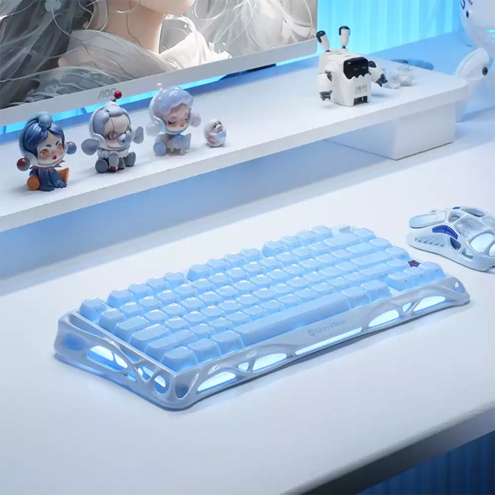Mercury K1 Ice Blue - Wireless Gaming Keyboard