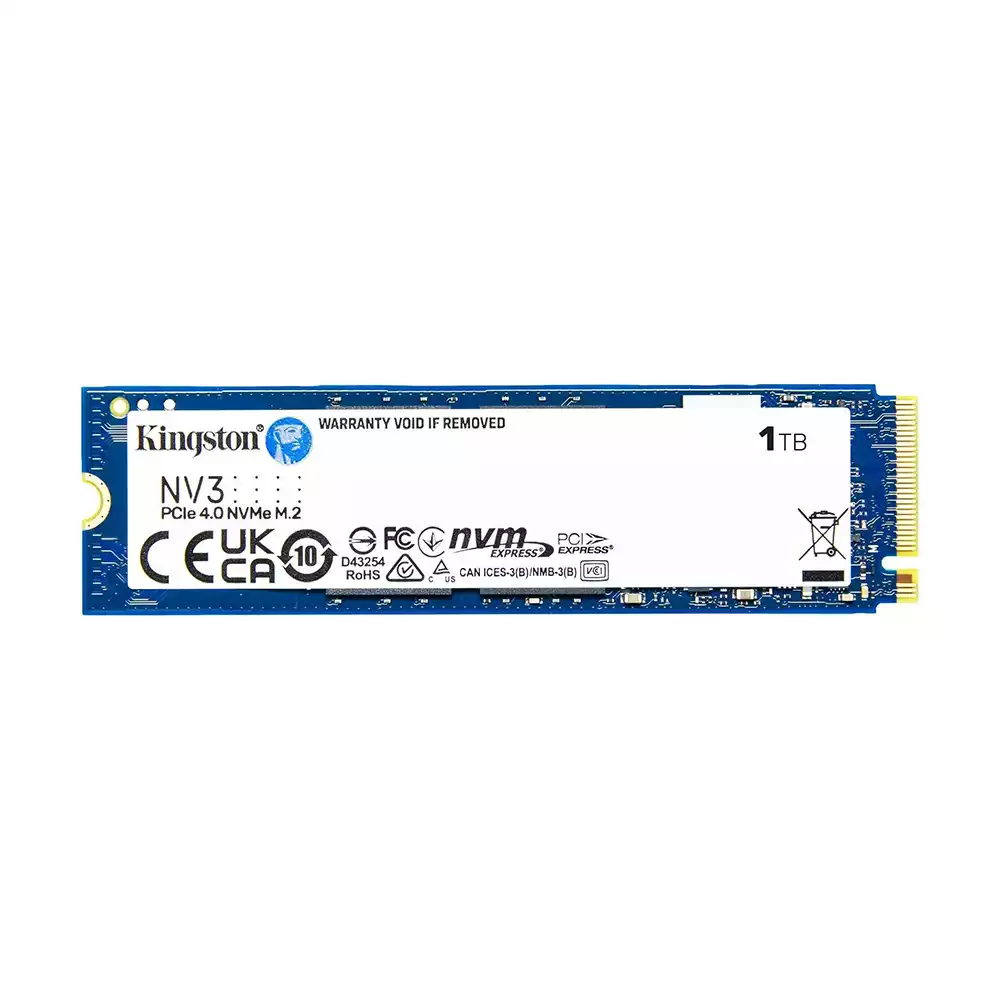 Kingston SSD 1TB NV3 M.2 UP TO 6,000 PCIe 4.0 NVMe M.2 SSD