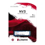 Kingston SSD 1TB NV3 M.2 UP TO 6,000 PCIe 4.0 NVMe M.2 SSD