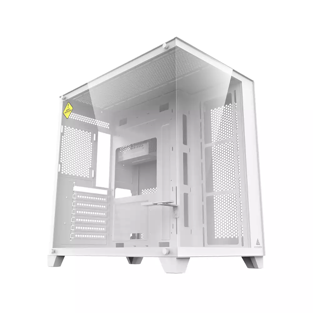 ACEGEEK Mercury R425 Pro ATX Gaming Case – White ACEGEEK Mercury R425 Pro ATX Gaming Case – White