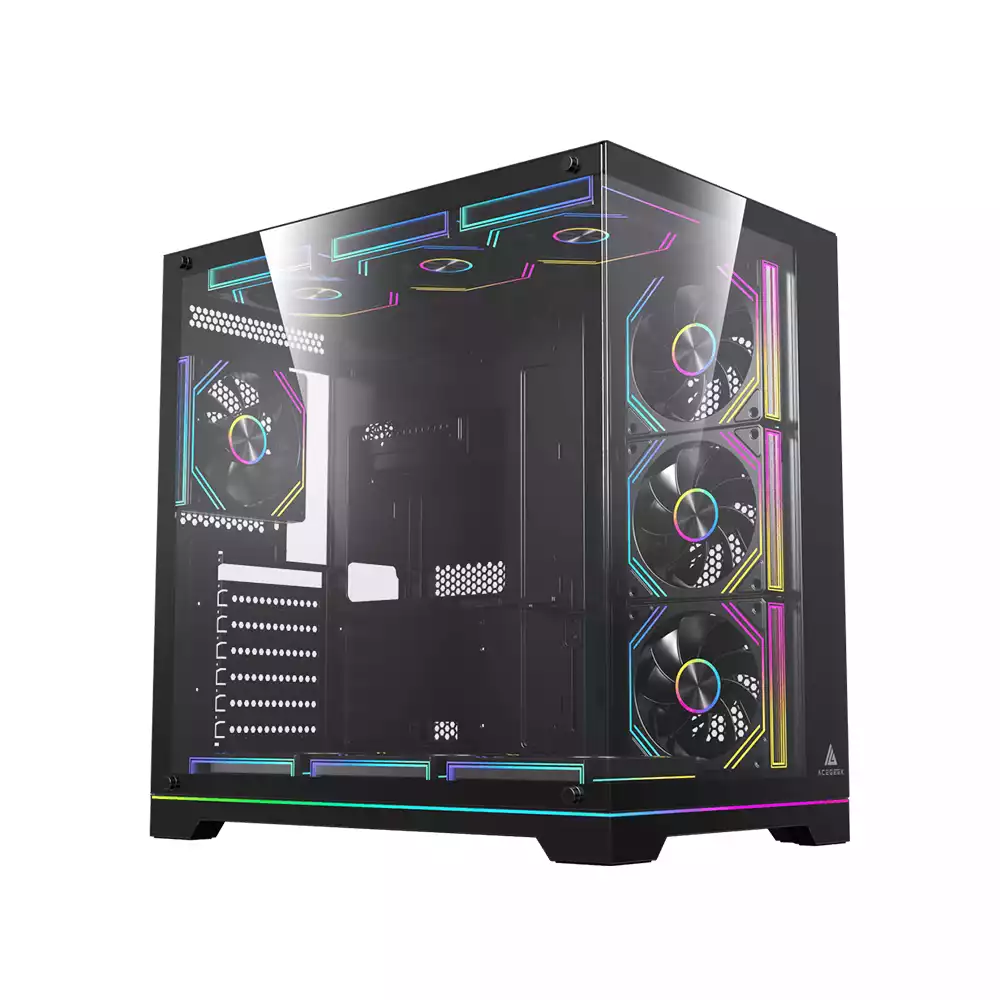 ACEGEEK Mercury R425X RGB ATX Gaming Case – Black